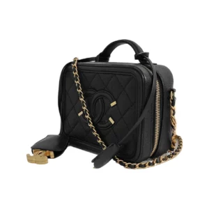 【二手】CHANEL CC FILIGREE 化妝箱 PD1551