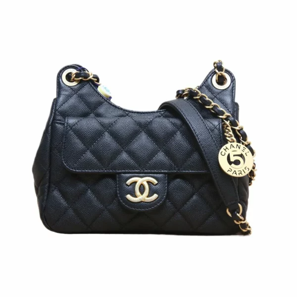 【二手】CHANEL CC HOBO 小號手袋 AS3710 RR1786