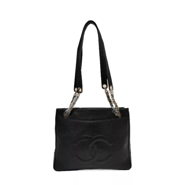 【二手】CHANEL CC LOGO 單肩包 RR1297