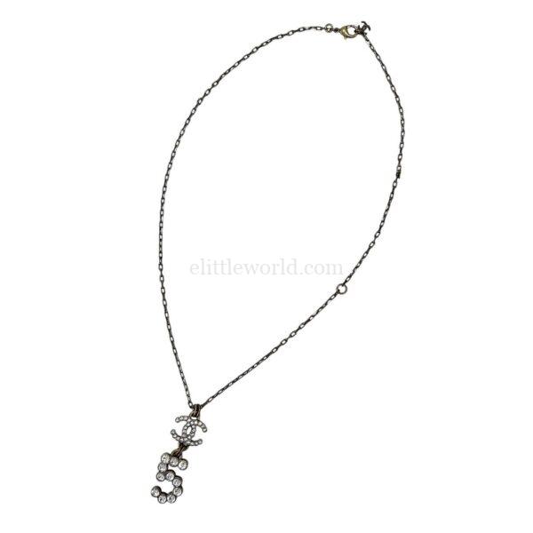 【二手】CHANEL CC NO.5 吊墜項鍊 AB3818 VV2359