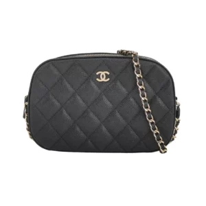 【二手】CHANEL CC 牛皮菱格紋斜挎包 PD1196