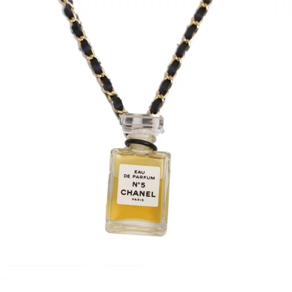 【中古】CHANEL CC 香水瓶頸鏈 PD1491