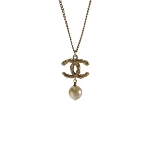 【二手】CHANEL CC 吊墜項鍊 PD1672
