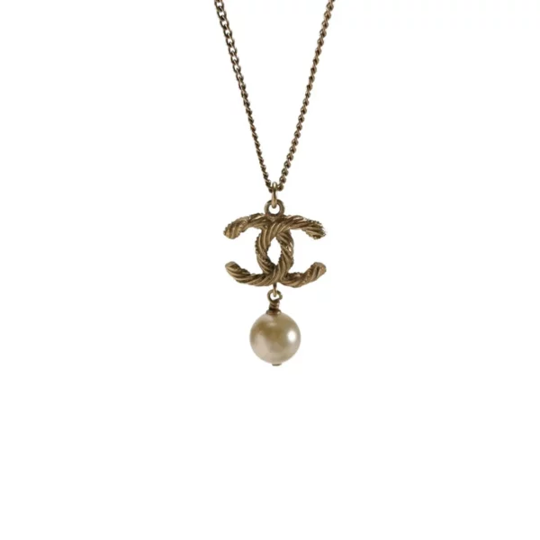 【二手】CHANEL CC 吊墜項鍊 PD1672