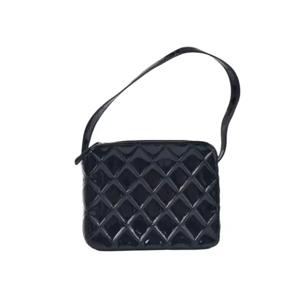 【二手】CHANEL CC 漆皮手提袋 PD2004