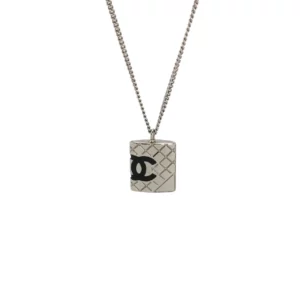 【二手】CHANEL CC 菱格紋頸鏈 PD2015