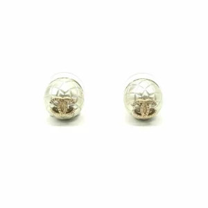 【二手】CHANEL CC 圓型耳環 RR1245