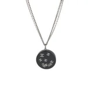 【二手】CHANEL CC 圓形吊墜項鏈 RR1511