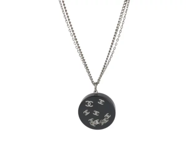 【二手】CHANEL CC 圓形吊墜項鏈 RR1511