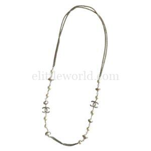 【二手】CHANEL CC 珍珠長項鍊 VV2300