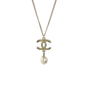 【二手】CHANEL CC 珍珠項鏈 YY1700