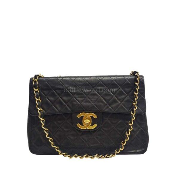 【二手】CHANEL CLASSIC FLAP 黑色手袋 PD2071
