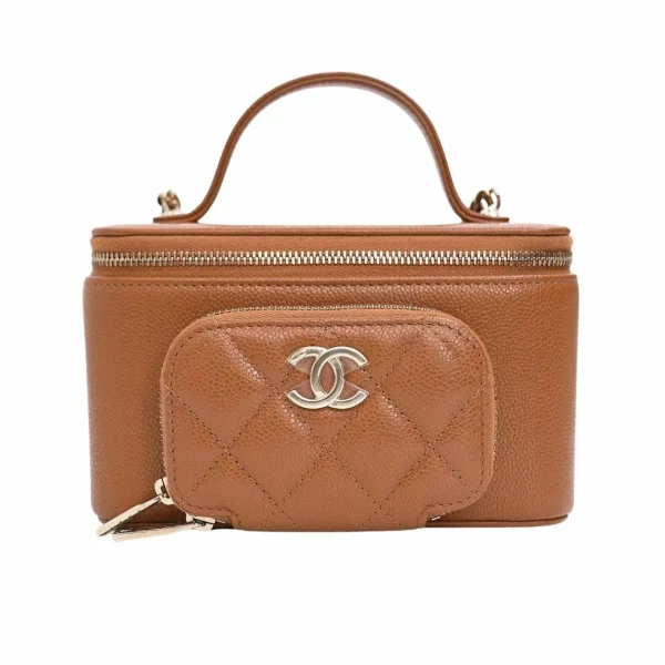【未使用品】CHANEL CLUTCH 鏈條化妝包 AP2912 E21775