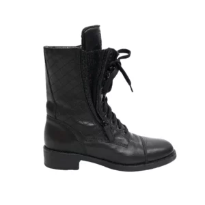 【二手】CHANEL COMBAT 靴 38 S3788