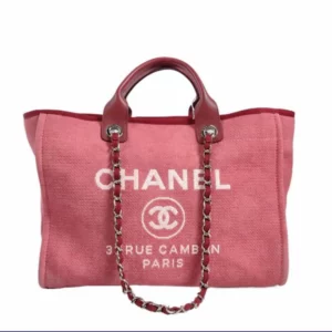 【二手】CHANEL DEAUVILLE 大號手提袋 A66941 RR1302