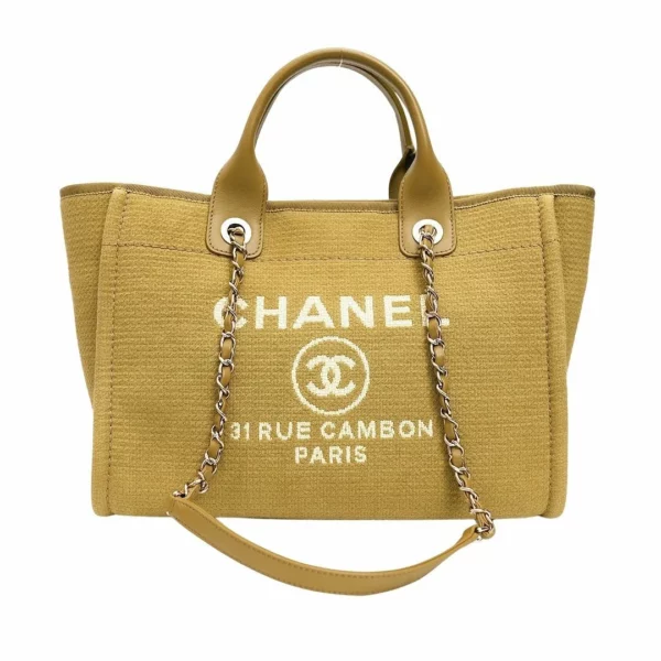 【二手】CHANEL DEAUVILLE 小號購物袋 AS3257 E20943