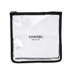 【全新】CHANEL 透明化妝包 E19216