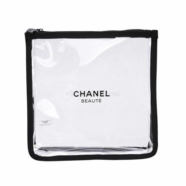 【全新】CHANEL 透明化妝包 E19216