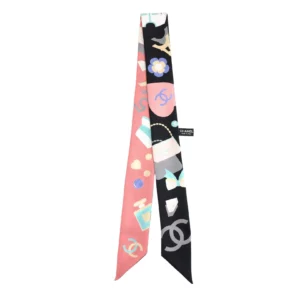 【二手】CHANEL 窄絲巾 E22354