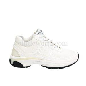 【全新】CHANEL 皮革運動鞋 G45077 37 E18812