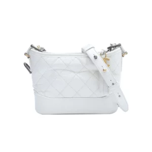 【二手】CHANEL GABRIELLE HOBO 白色手袋 20CM PD1180