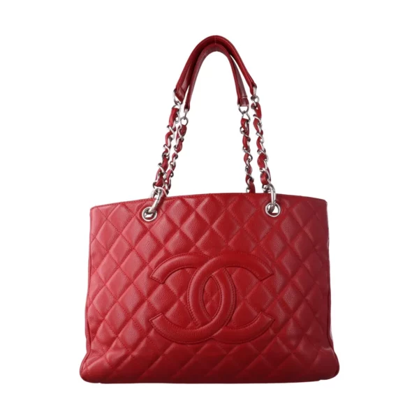 【二手】CHANEL GST 大號紅色購物手提袋 PD1247