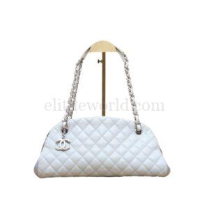 【二手】CHANEL JUST MADEMOISELLE 保齡袋 RR1897