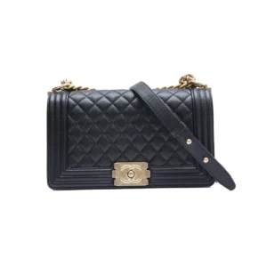 【二手】CHANEL LEBOY 中號翻蓋手袋 PD1924
