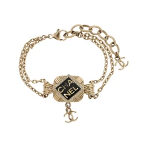 【二手】CHANEL LOGO 手鏈 RR1337