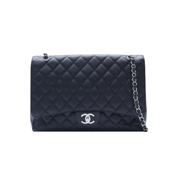 【二手】CHANEL MAXI 經典垂蓋手袋 A47600 RR1021
