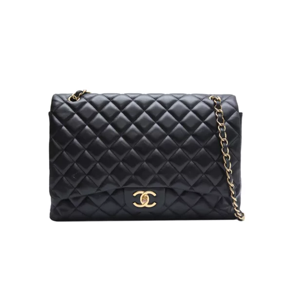 【二手】CHANEL MAXI 經典垂蓋手袋 A47600 RR1124