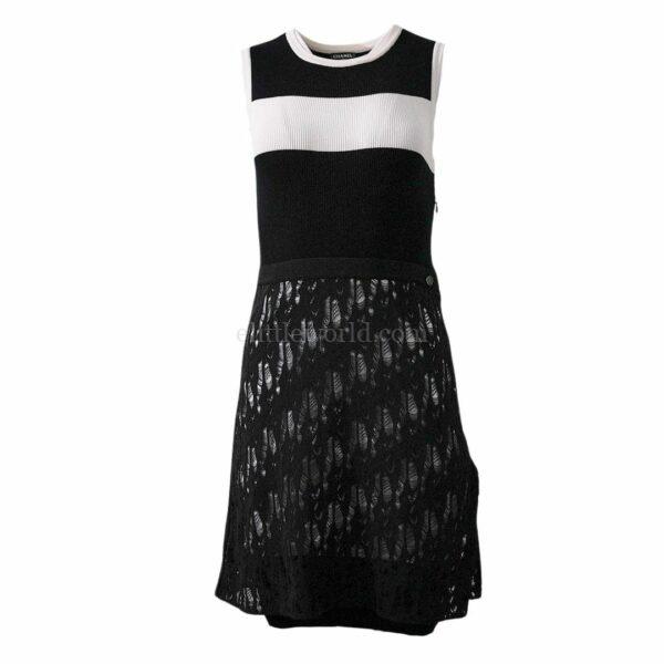 【二手】CHANEL 無袖連衣裙 P43424 40 E15981