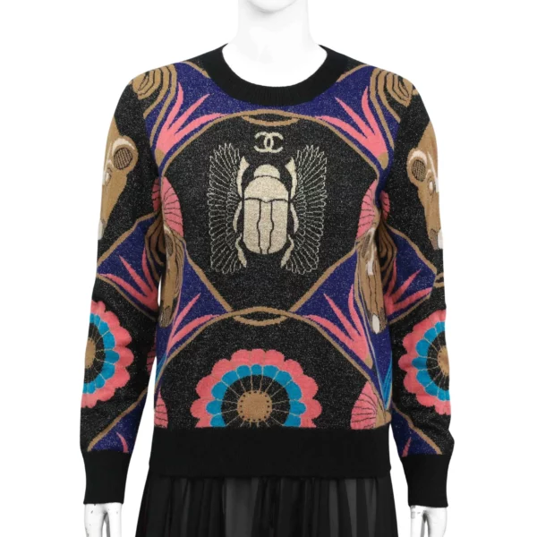 【二手】CHANEL 羊絨毛衣 P61659 38 E21922