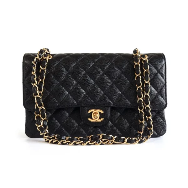 【二手】CHANEL 黑色翻蓋包 PD1515