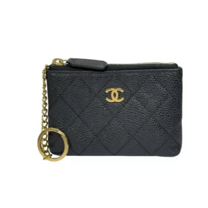 【二手】CHANEL 拉鏈鑰匙扣卡包 PD1850