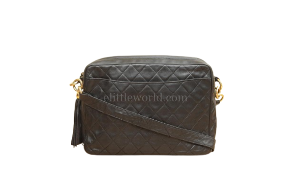 【中古】CHANEL QUILTED 相機袋 VV2175