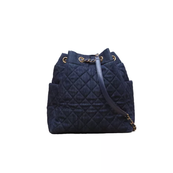 【二手】CHANEL 牛仔水桶袋 RR1419