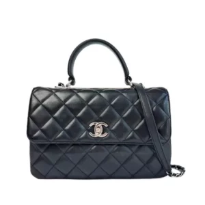 【二手】CHANEL TRENDY CC 黑色翻蓋手袋 PD1311
