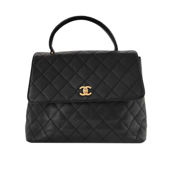【中古】CHANEL VINTAGE KELLY 單肩包 PD1686