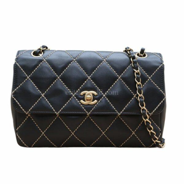 【中古】CHANEL 經典翻蓋手袋 VV2195