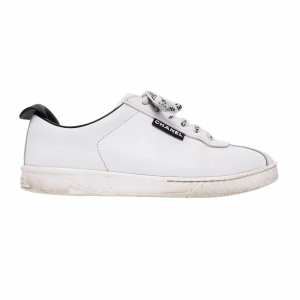 【二手】CHANEL WEEKENDER LACE UP 運動鞋 38.5 G34085 S3725