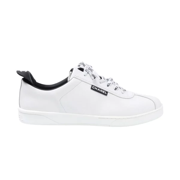 【全新】CHANEL WEEKENDER LACE UP 白色運動鞋 42 G34085 E16748
