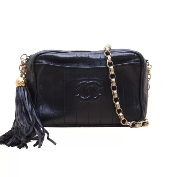 【中古】CHANEL 流蘇相機手袋 YY1118