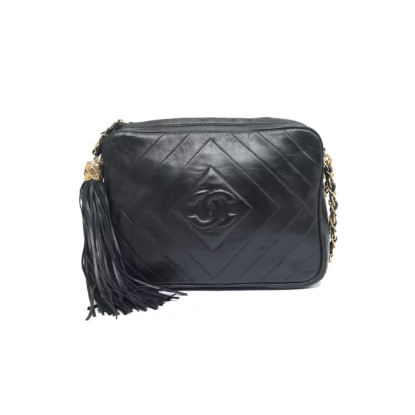 【中古】CHANEL 流蘇相機手袋 YY1186