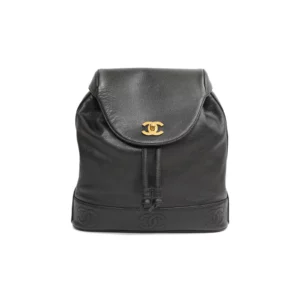 【中古】CHANEL 半圓蓋暗紋背包 YY1234