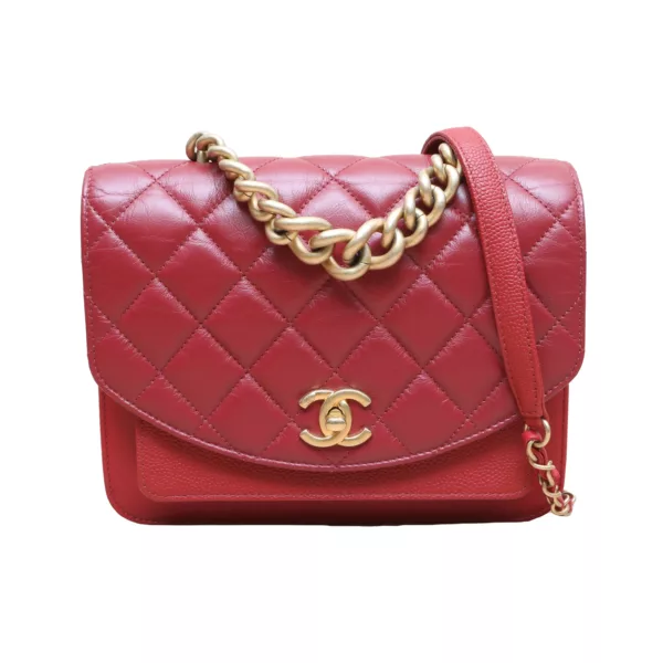 【二手】CHANEL 鏈條手柄垂蓋手袋 YY1252