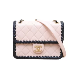 【二手】CHANEL 編織邊金幣鏈條包 YY1257