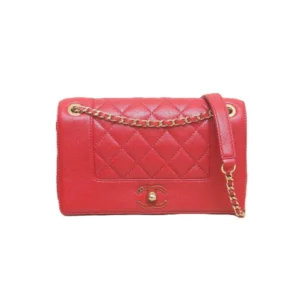 【二手】CHANEL 琺瑯扣垂蓋手袋 YY1310