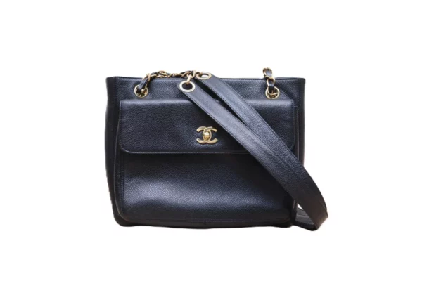 【中古】CHANEL 書包扣奶粉包 YY1321