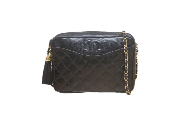 【中古】CHANEL 流蘇相機手袋 YY1401